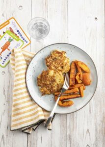 Rösti de poisson et carottes en jupe culotte